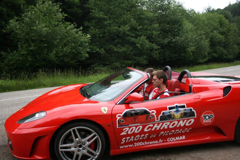 Moi en Ferrari